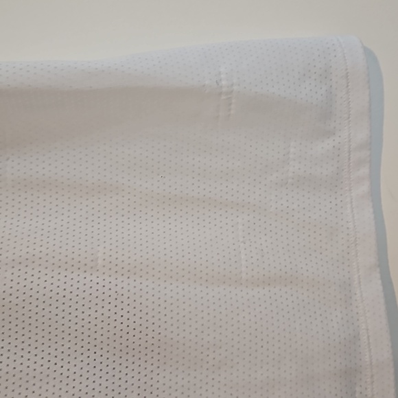 RARE NFL PINK Victoria's Secret Patriots Mesh Jersey Shortsleeve V-neck Womens L - Picture 10 of 10